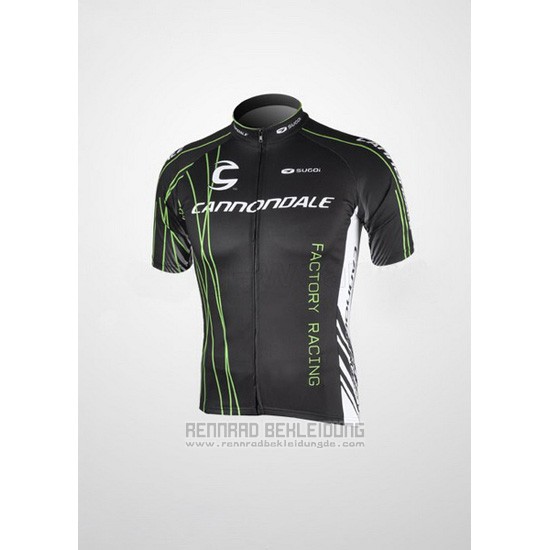 2010 Fahrradbekleidung Cannondale Shwarz Trikot Kurzarm und Tragerhose